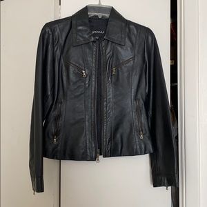 Vintage Guess Leather Jacket, Women’s small